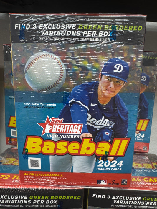 2024 Topps MLB Heritage High Number Blaster Box