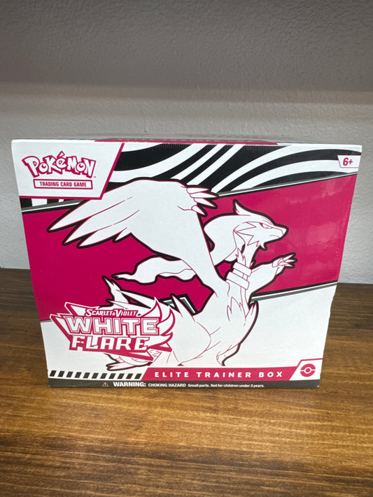 Pokemon Scarlet and Violet White Flare ETB