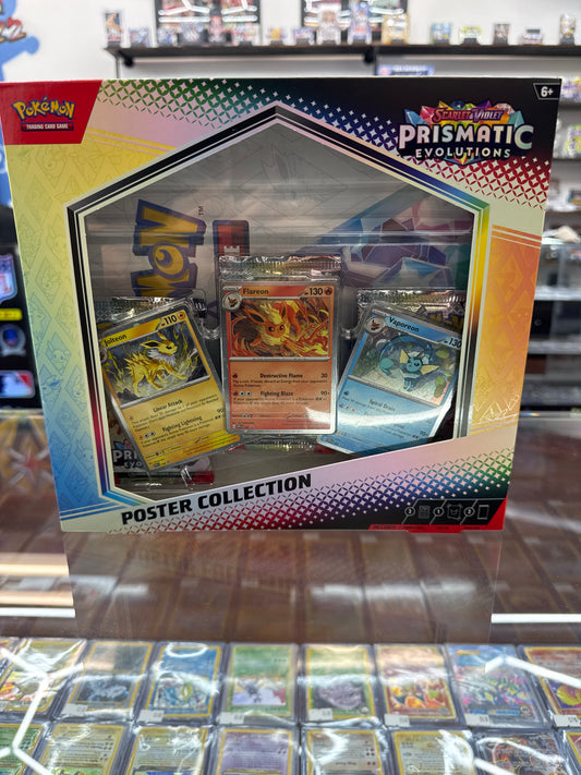 Pokemon Scarlet & Violet Prismatic Evolutions Poster Collection