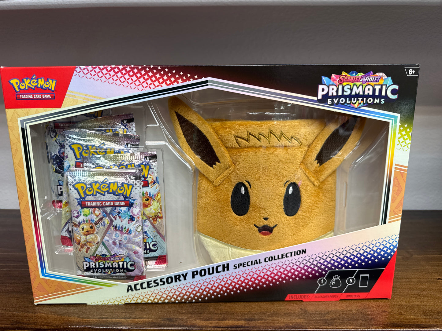Pokemon Scarlett & Violet Prismatic Evolutions Accessory Pouch Special Collection