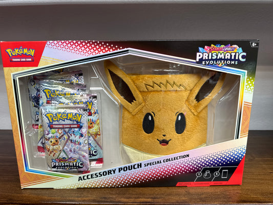 Pokemon Scarlett & Violet Prismatic Evolutions Accessory Pouch Special Collection