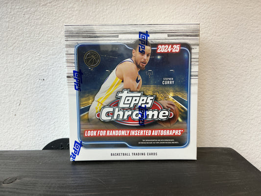 2024-2025 Topps Chrome NBA Mega Box
