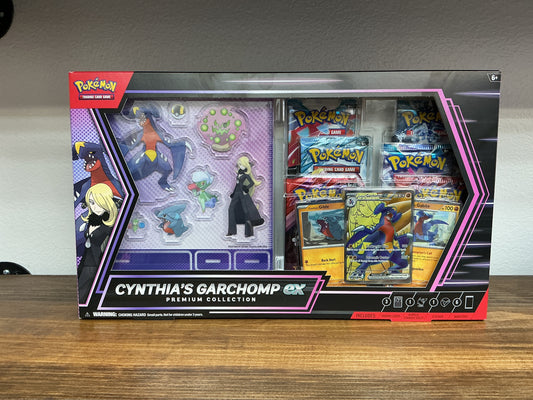 Pokémon Cynthia’s Garchomp ex Premium Collection Box