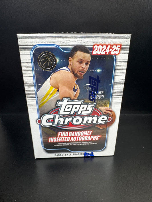 2024-2025 Topps Chrome NBA Blaster Box
