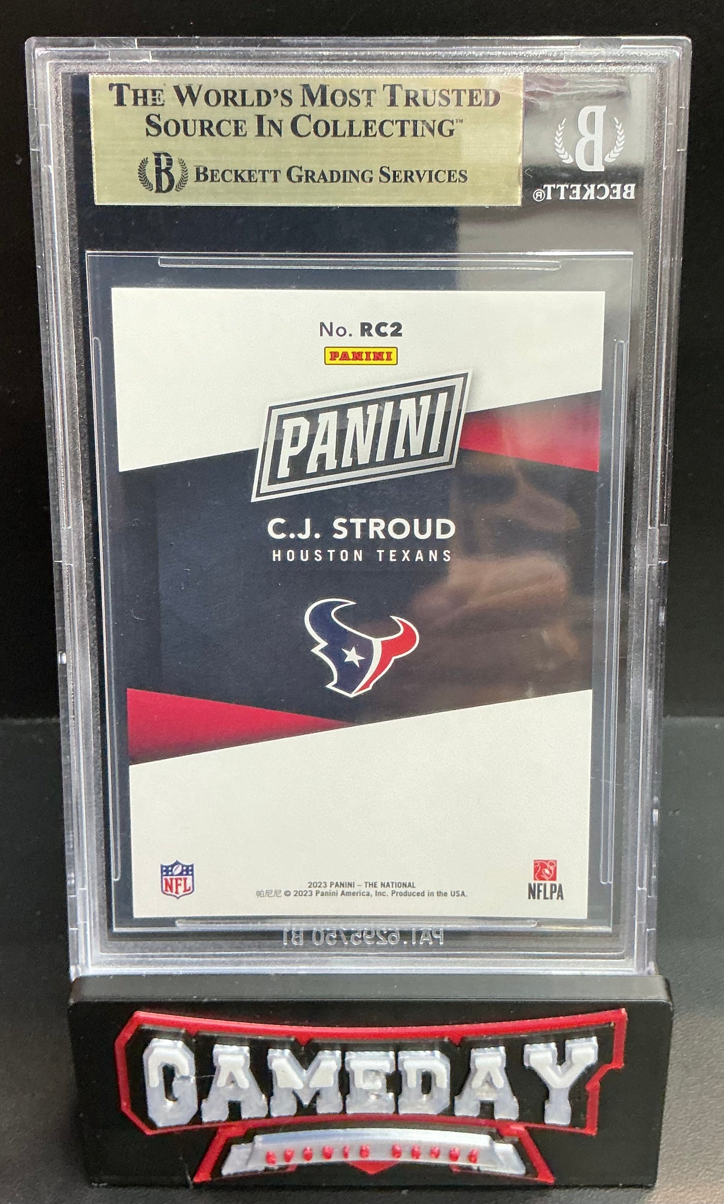 2023 Panini National Convention Rookies Orange CJ Stroud #RC2 BGS 9.5