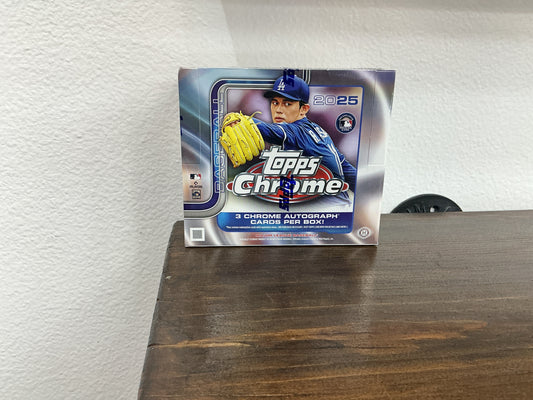 2025 Topps Chrome MLB Jumbo Box