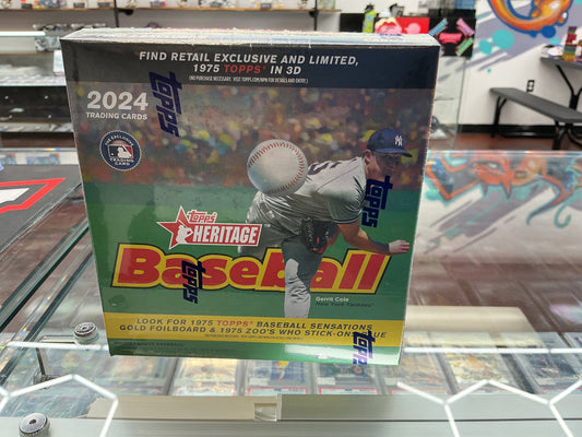 2024 Topps Heritage MLB Retail Mega Box