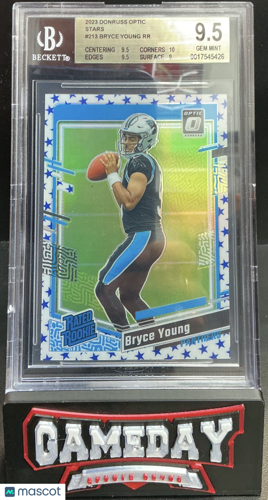 2023 Donruss Optic Stars Bryce Young RR #213 BGS 9.5