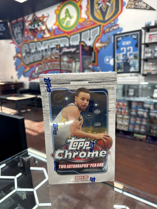2024-25 Topps Chrome NBA Hobby Box