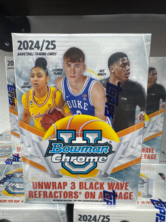 2024-25 Bowman Chrome U Basketball Blaster Box