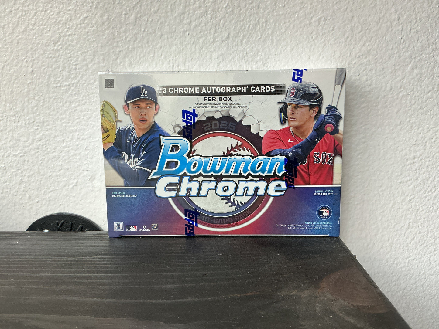 2025 Bowman Baseball Hobby Box 3 Autos