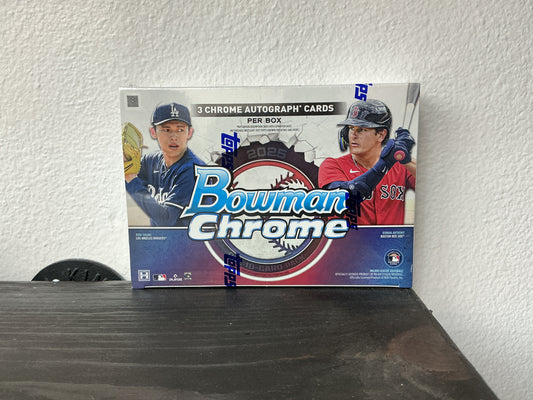2025 Bowman Baseball Hobby Box 3 Autos
