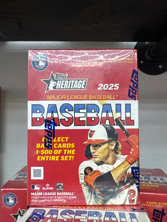 2025 Topps Heritage MLB Blaster Box