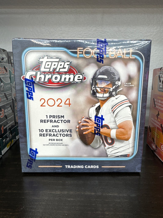 2024 Topps Chrome NFL Mega Box