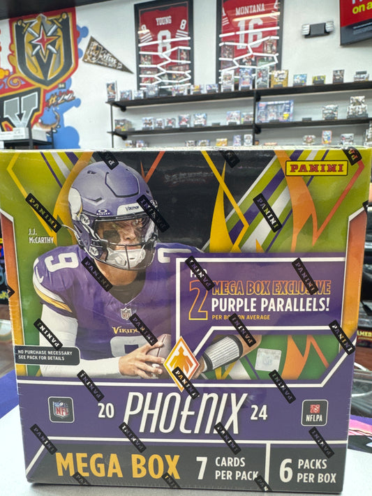 2024 Panini Phoenix NFL Mega Box Purple Parallels