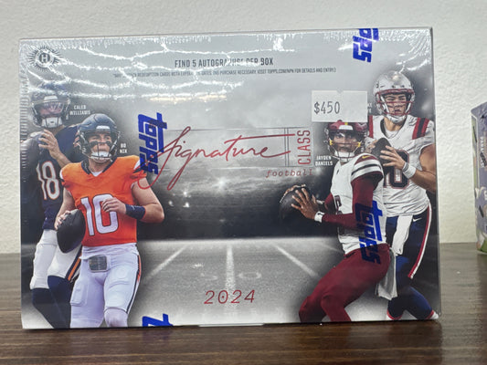 2024 NFL Topps Signature Hobby Box