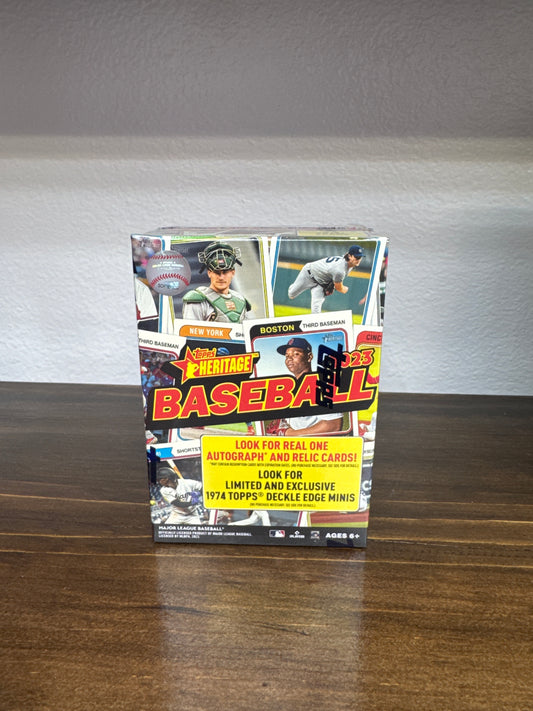 2023 Topps Heritage Baseball Blaster Box