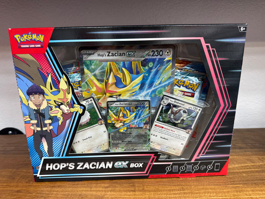 Pokemon Hop's Zacian Ex Box