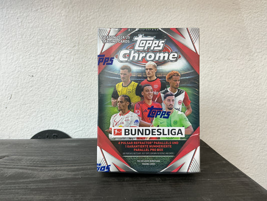 2024-25 Topps Chrome Bundesliga Soccer Blaster Box