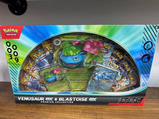 Pokemon Venusaur EX & Blastoise EX Premium Collection Box