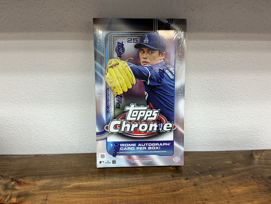 2025 Topps Chrome Baseball Hobby Box
