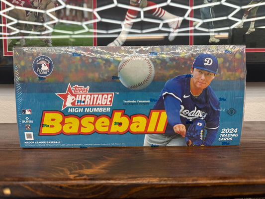 2024 Topps MLB Heritage High Number Hobby Box