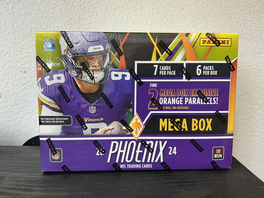 2024 Panini Phoenix NFL Mega Box Orange Parallels