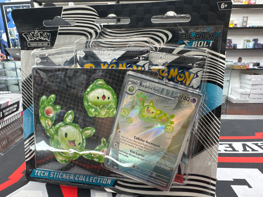Pokemon Black Bolt Tech Sticker Collection