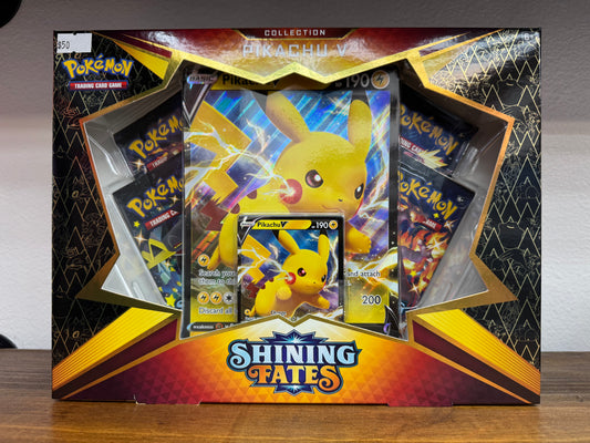 Pokémon Pikachu V Shining Fates Box