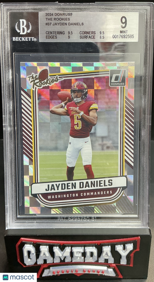 2024 Donruss The Rookies Jayden Daniels #37 BGS 9