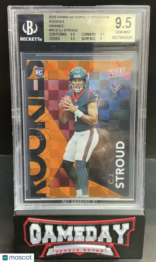 2023 Panini National Convention Rookies Orange CJ Stroud #RC2 BGS 9.5