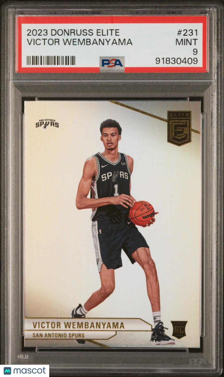 2023 Panini Donruss Elite Victor Wembanyama #231 PSA 9