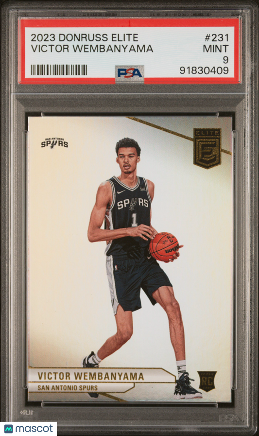 2023 Panini Donruss Elite Victor Wembanyama #231 PSA 9