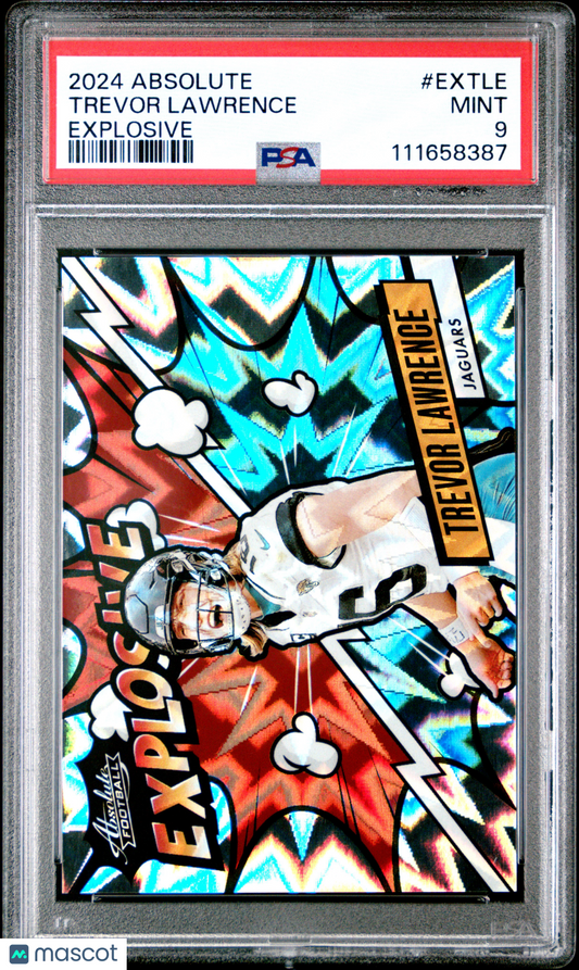 2024 Panini Absolute Explosive Trevor Lawrence #EXTLE PSA 9