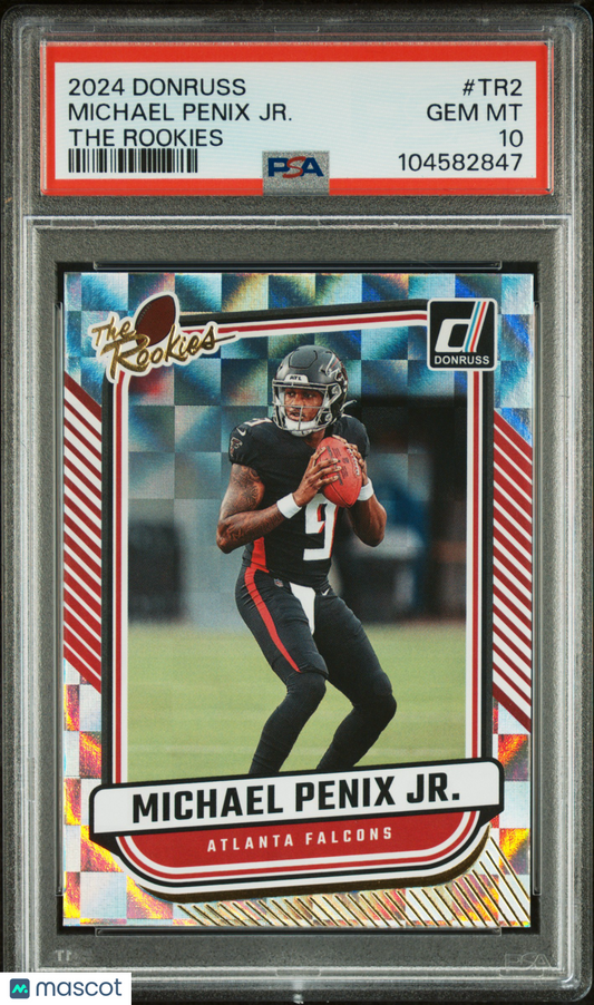 2024 Panini Donruss The Rookies Michael Penix JR. #TR2 PSA 10